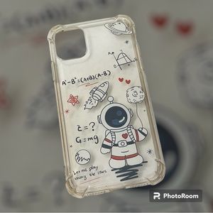 iphone 11 clear space theme case